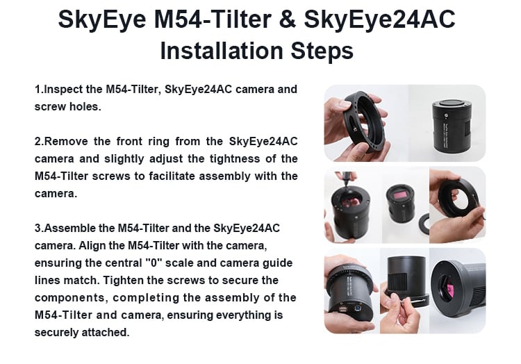 SkyEye24AC M54-Tilter installation steps