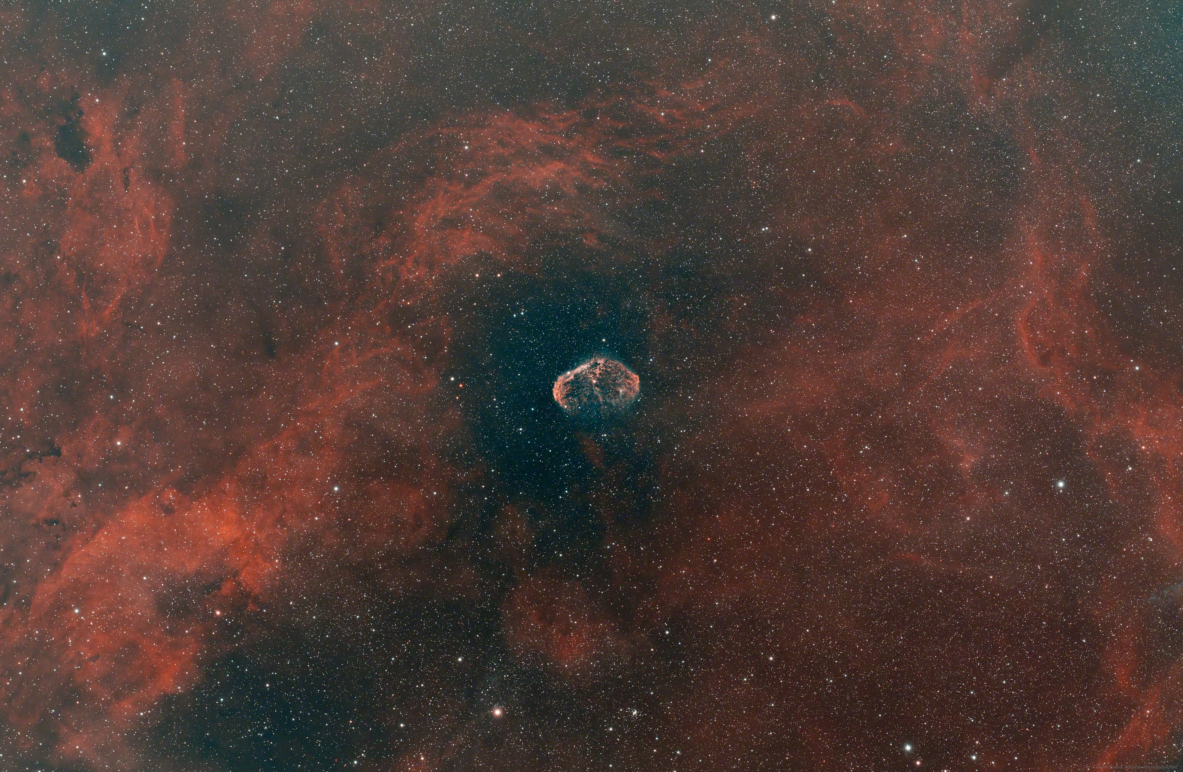 NGC6888 Crescent Nebula captured with the improved SkyEye24AC NGC6888 Crescent Nebula captured with the improved SkyEye24AC