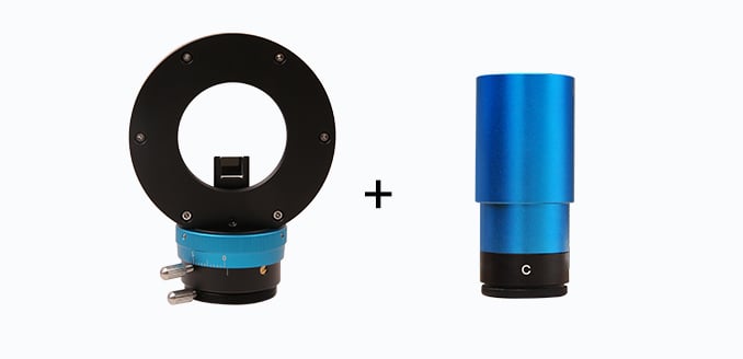 Guide camera sensor aligned with the OAG prism