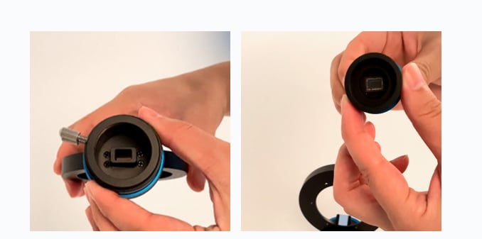 Guide camera installed in the OAG focuser