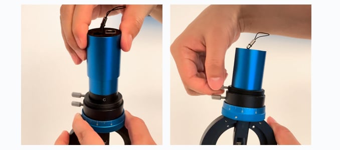 OAG guide camera connection detail