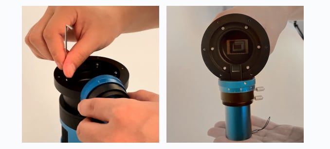 Extender attached to OAG with prism clearance