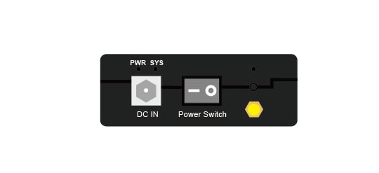 StellaVita power input and system indicator interface
