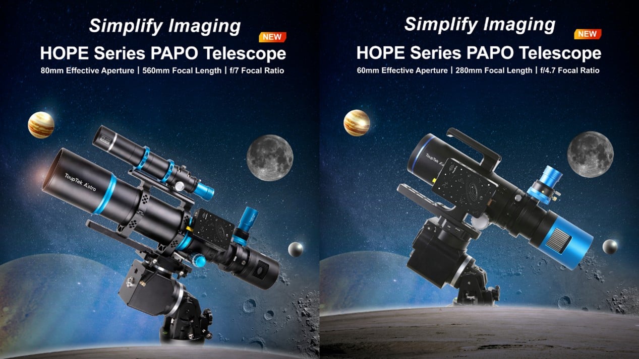 Telescopios de la serie ToupTek Astro HOPE en NEAF 2025