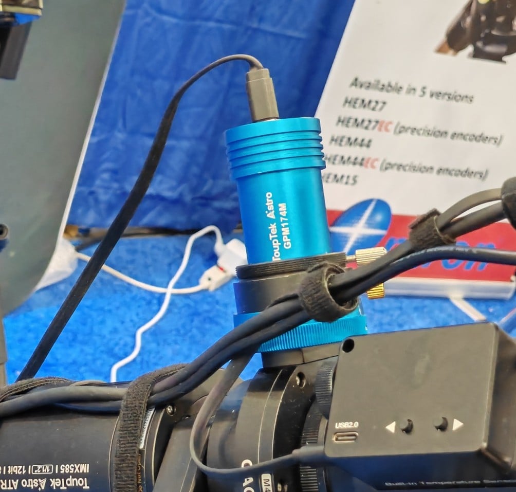 Cámara guía ToupTek Astro GPM174M en NEAF 2025