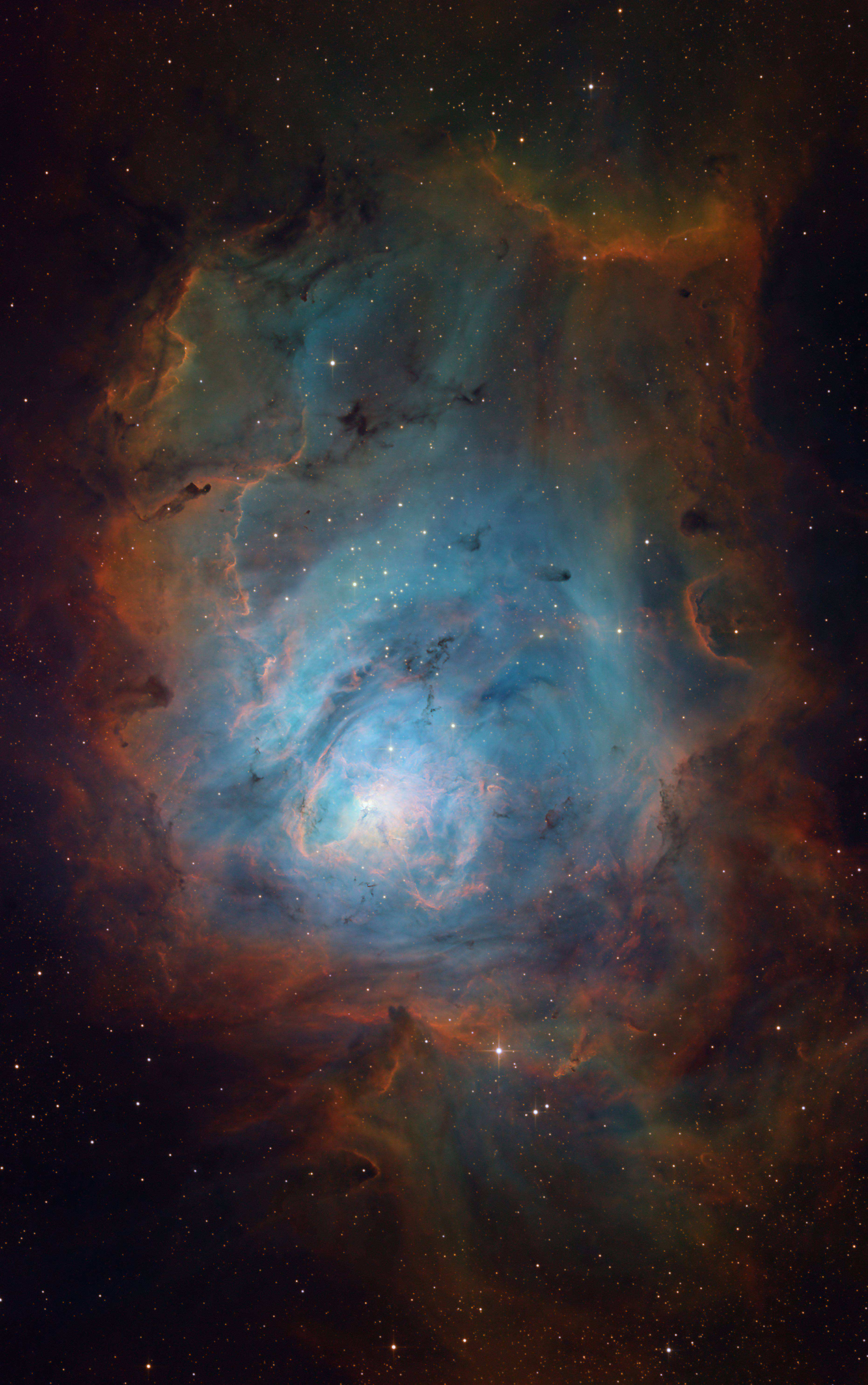 M8 Lagoon Nebula star-forming region