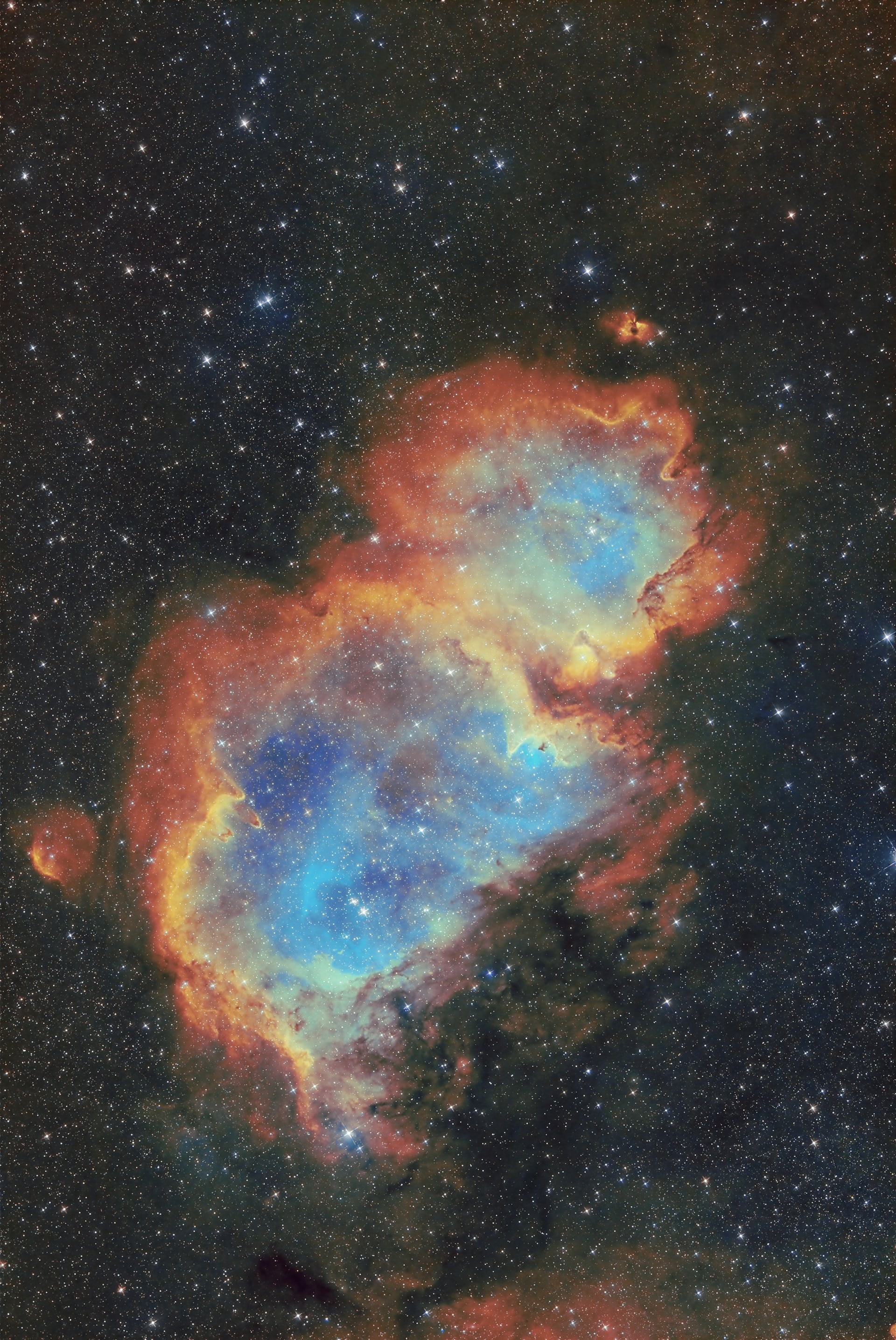 IC 1871 emission nebula in the Soul Nebula complex