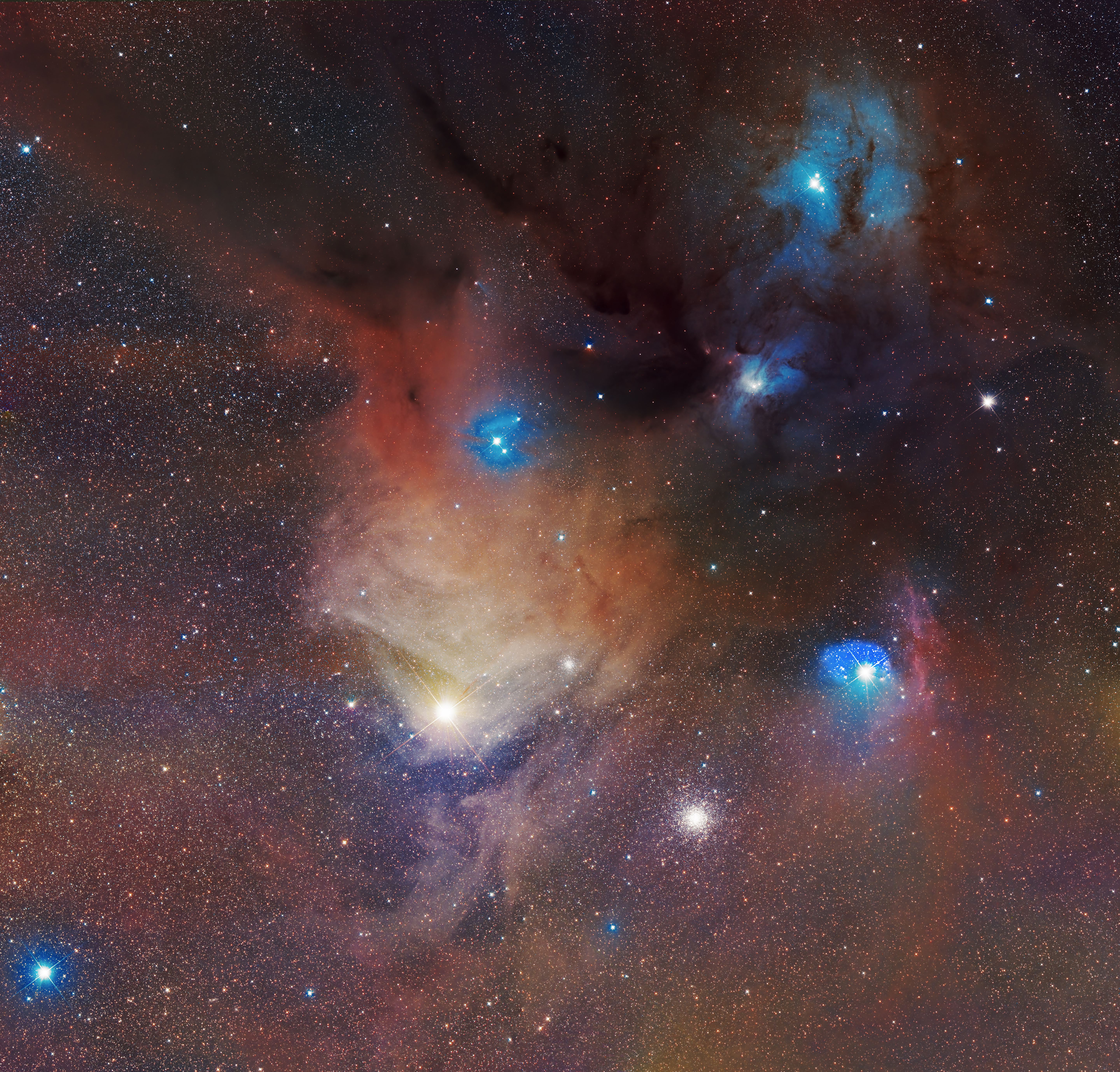 Scorpio Nebula region in the Scorpius constellation Scorpio Nebula region in the Scorpius constellation