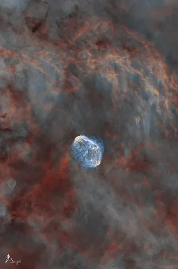 NGC6888 Crescent Nebula - Fotografo: Peter Yeh