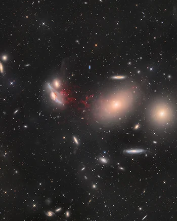 Markarian Chain of Galaxies - Fotografo: Tree