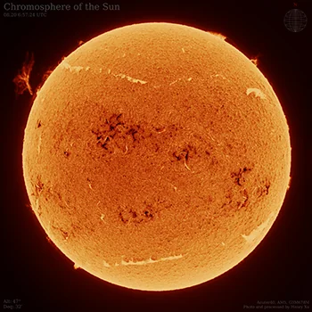 Cromosfera solare - Fotografo: Herry Xu