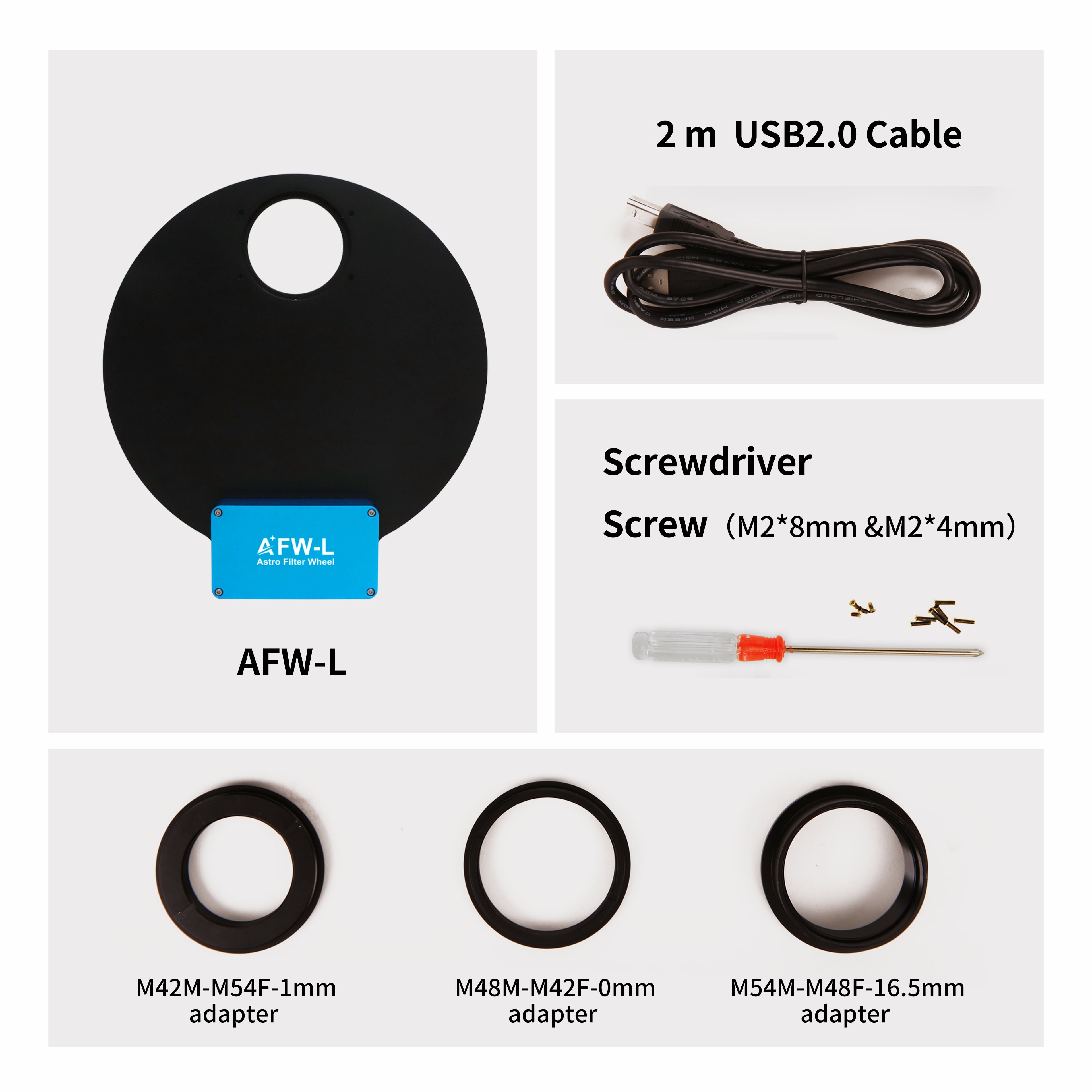 AFW-L Packaging List 7x2 inch