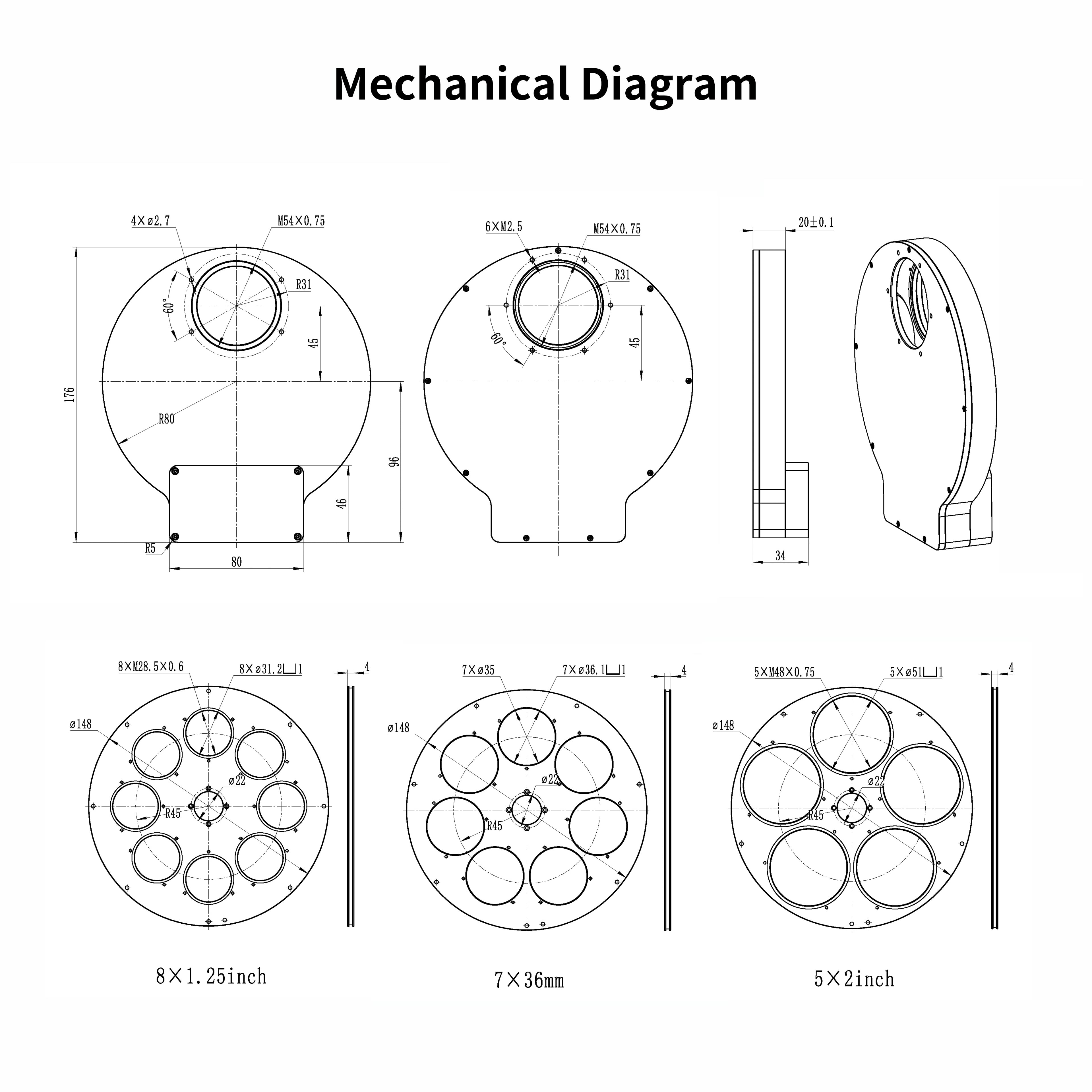 Electric filter wheel
