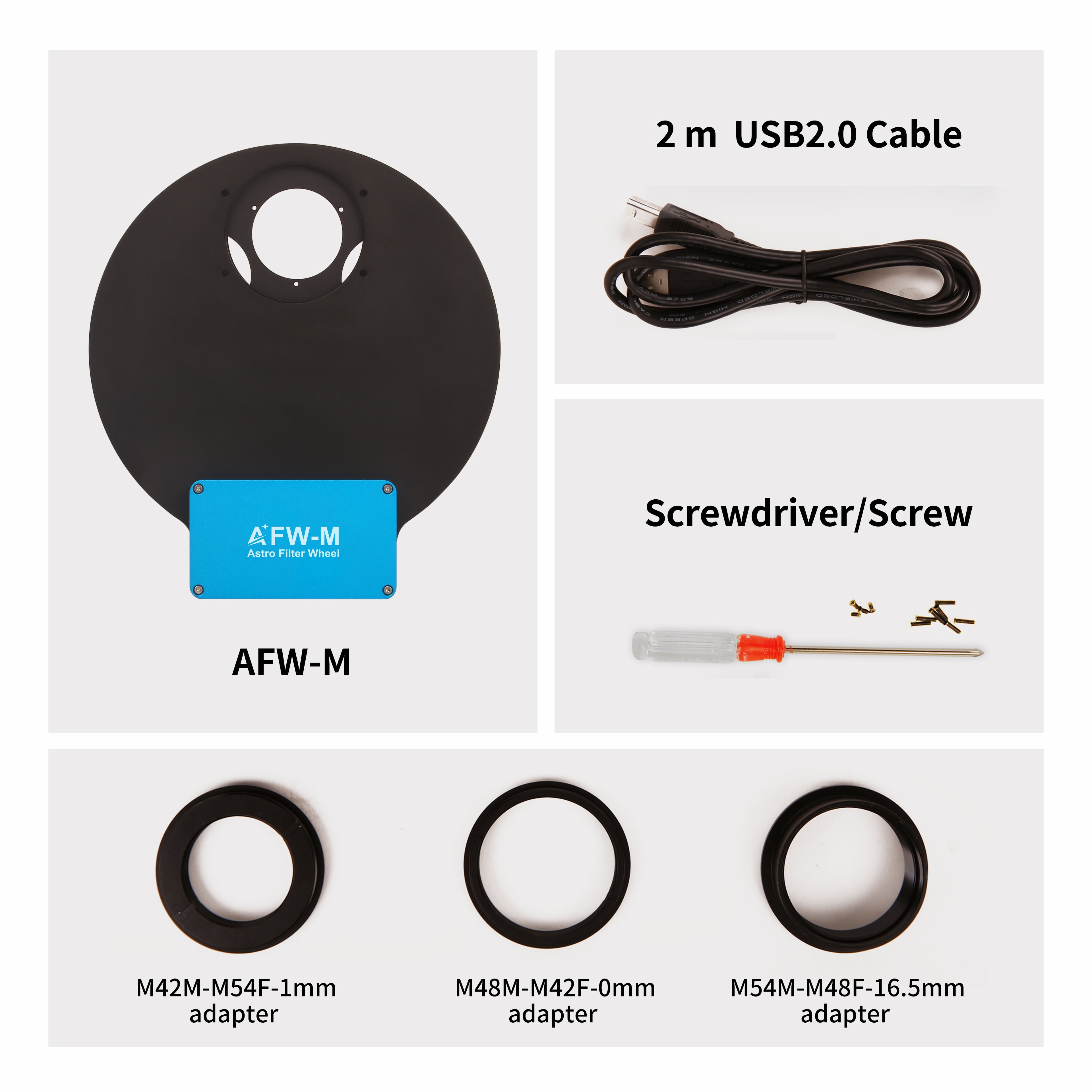 AFW-M Packaging List 5x2 inch