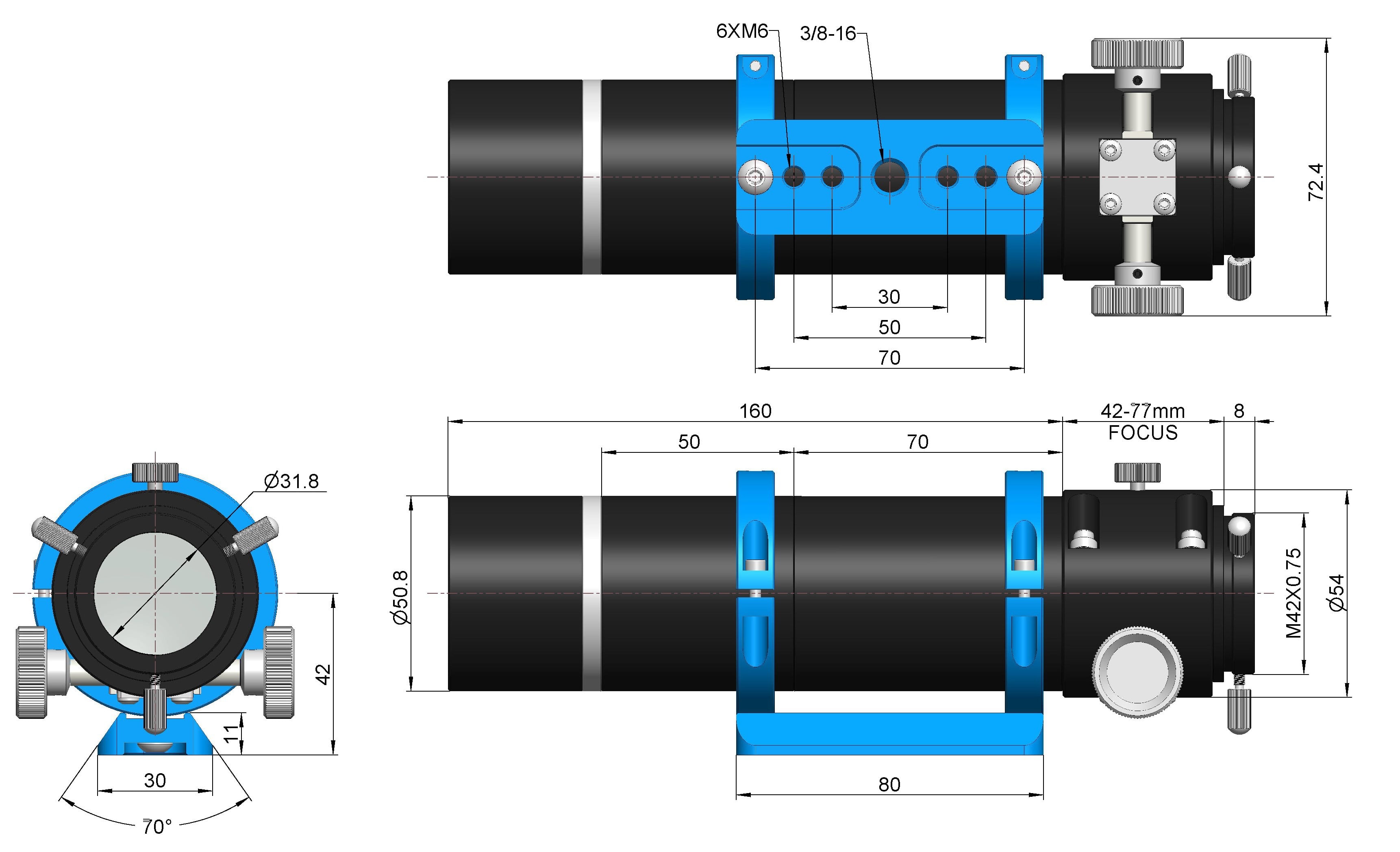 FS-200AC Dimensioni