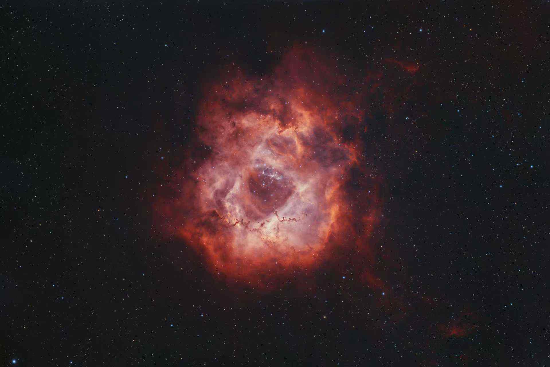 Rosette Nebula captured with PureSight A1