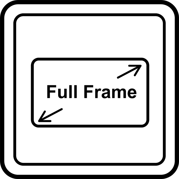Full-frame coverage