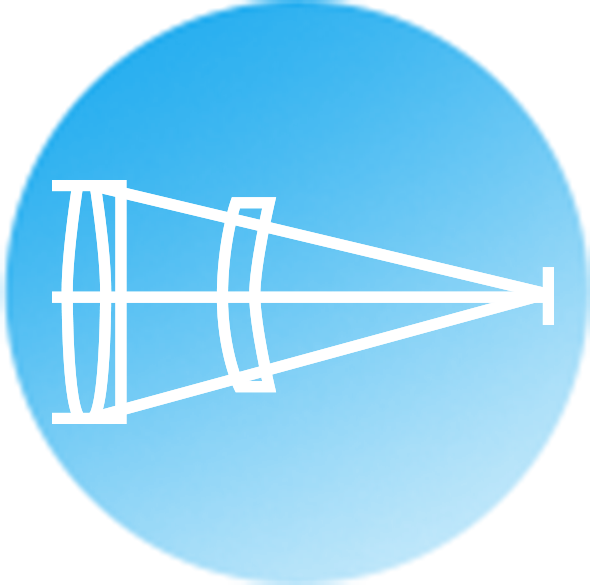 Self-flattening PAPO apochromatic optics